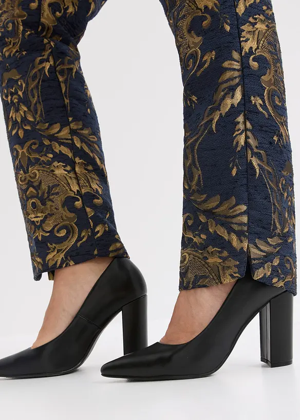 Pantalon jacquard, bonprix