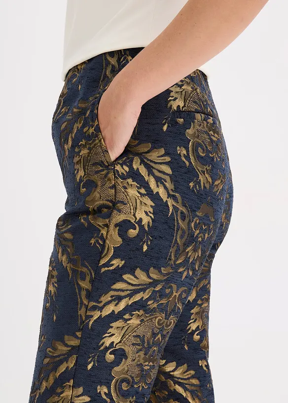 Pantalon jacquard, bonprix