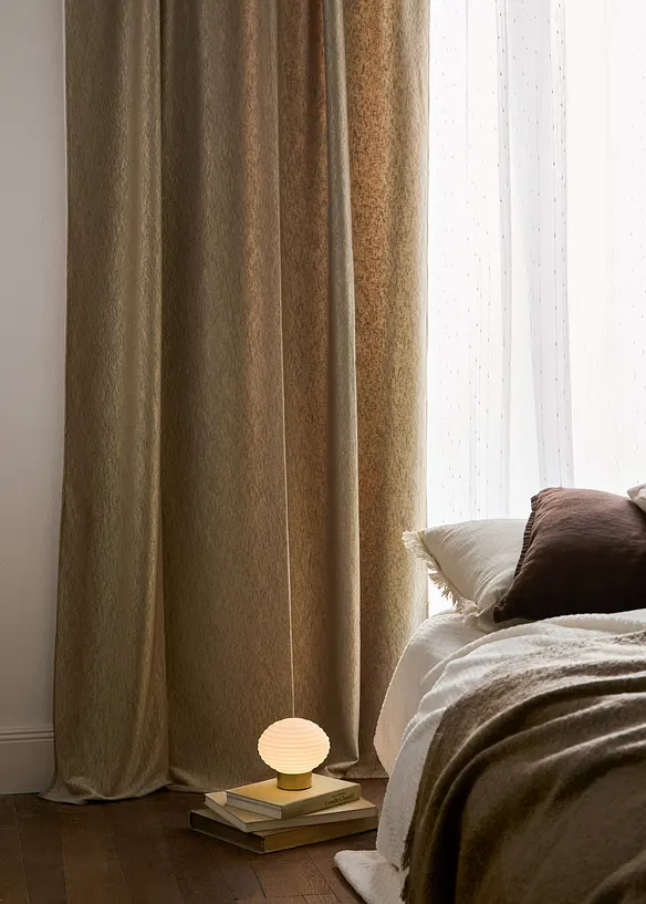 Rideau en velours, effet froiss&eacute; (1&nbsp;pce), bonprix