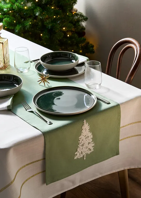 Chemin de table à broderie Terry, bonprix