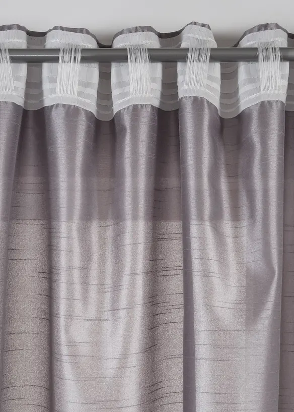 Rideau l&eacute;g&egrave;rement brillant, aussi en extra long (1&nbsp;pce), bonprix