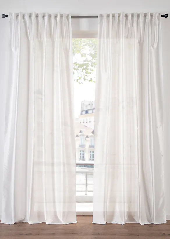 Rideau légèrement brillant, aussi en extra long (1 pce), bonprix