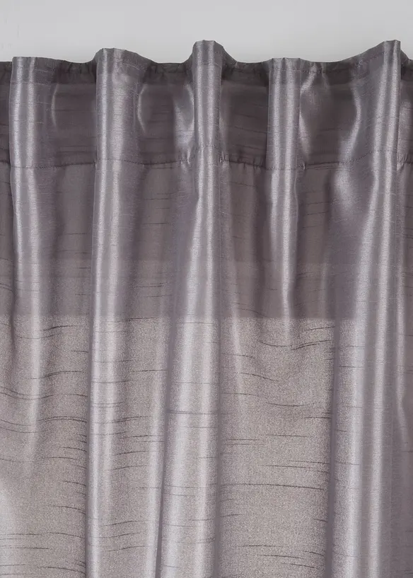 Rideau l&eacute;g&egrave;rement brillant, aussi en extra long (1&nbsp;pce), bonprix