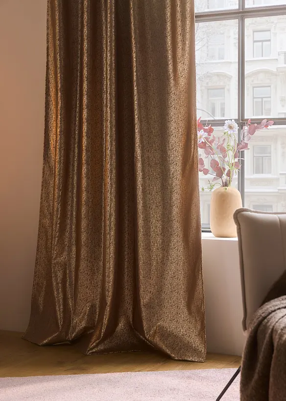 Rideau en velours brillant, aussi en XXL (1 pce), bonprix