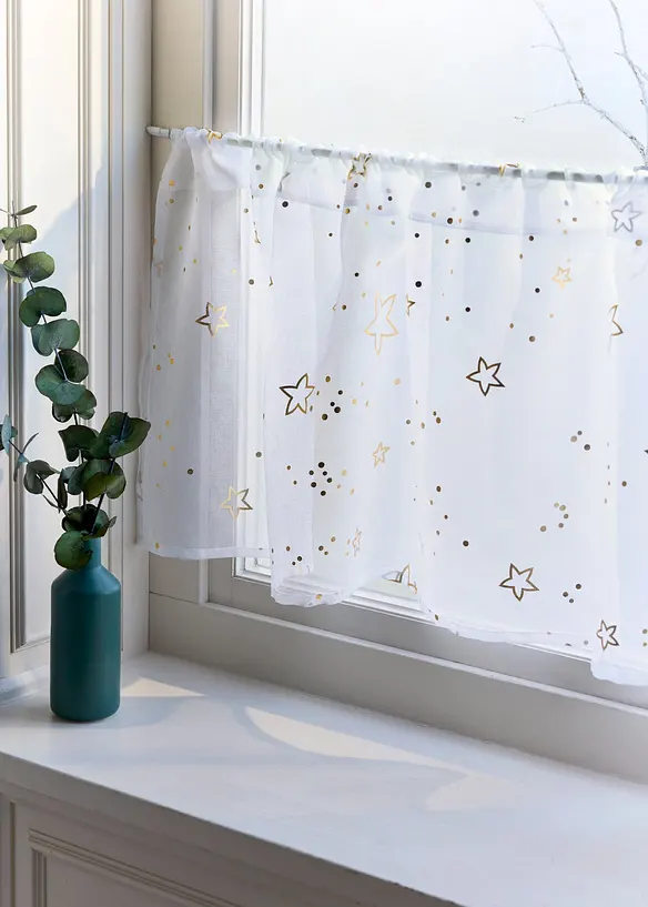 Brise-bise à imprimé étoiles brillant, bonprix