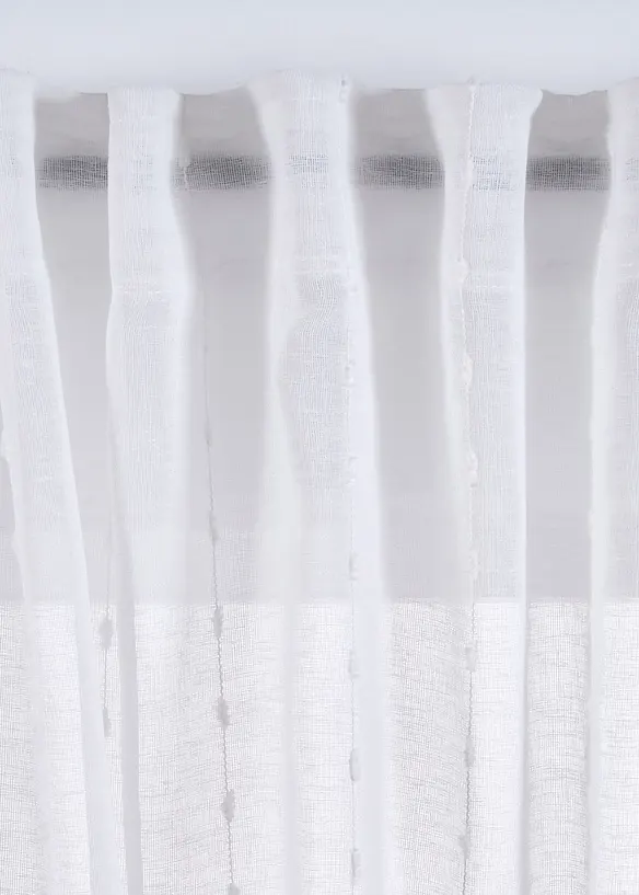 Rideau à rayures tissées (1 pce), bonprix