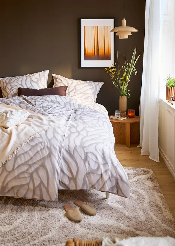 Parure de lit motif organique, bonprix