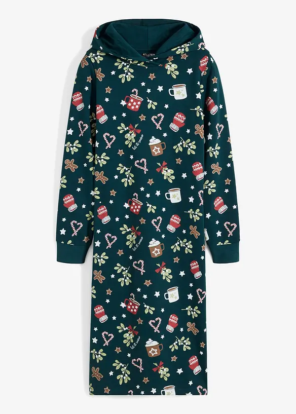 Robe sweat de Noël, bonprix