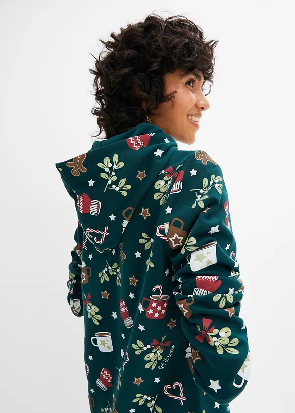 Robe sweat de Noël, bonprix