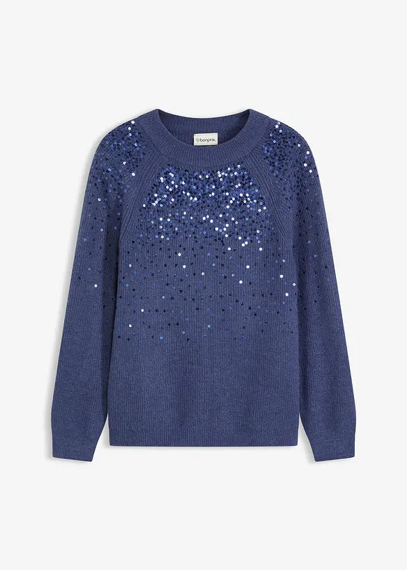 Pull à sequins, bonprix
