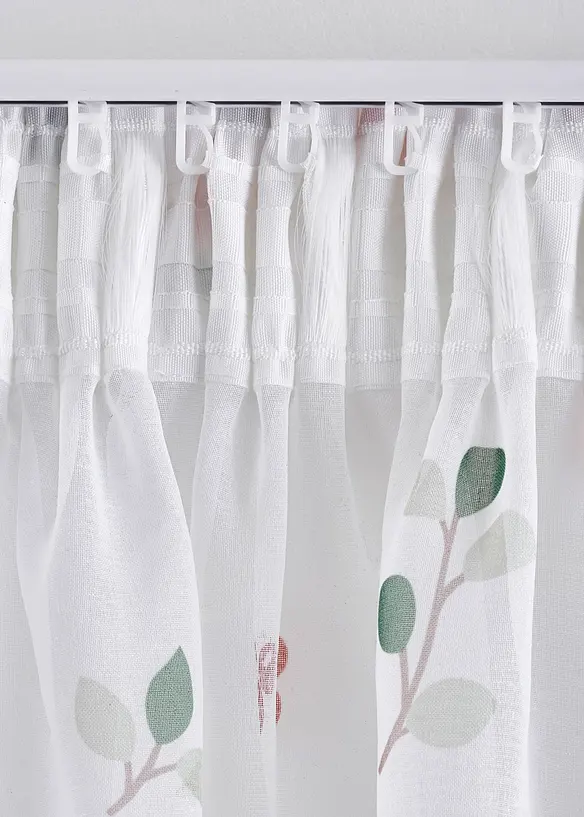 Voilage avec imprimé Noël (1 pce), bonprix