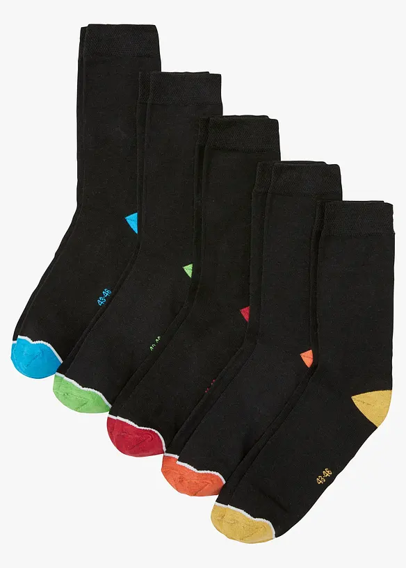Lot de 5 paires de chaussettes, bonprix