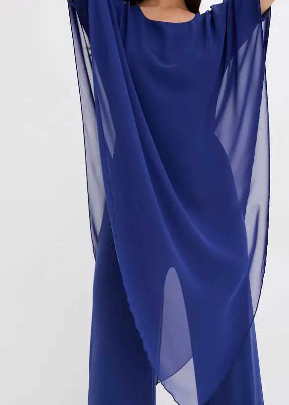 Combinaison à drapé en mousseline légère, bonprix