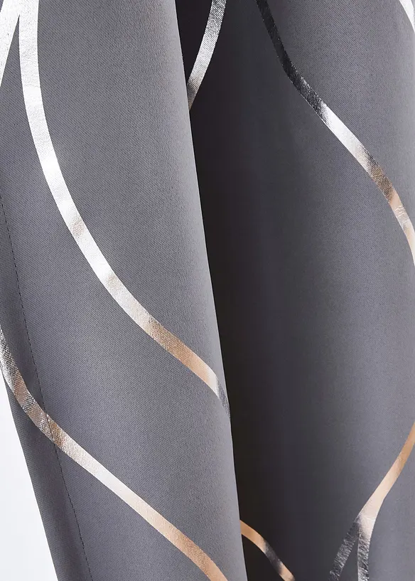 Rideau obscurcissant à imprimé brillant (1 pce), bonprix