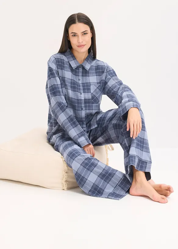 Pyjama tissé en flanelle, bonprix