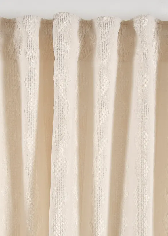 Rideau opaque en velours chenille doux (1 pce), bonprix