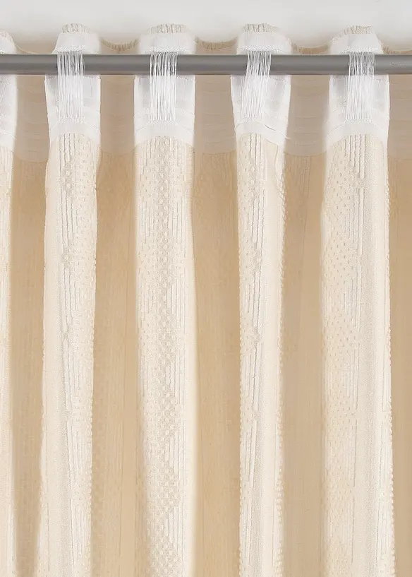 Rideau opaque en velours chenille doux (1 pce), bonprix