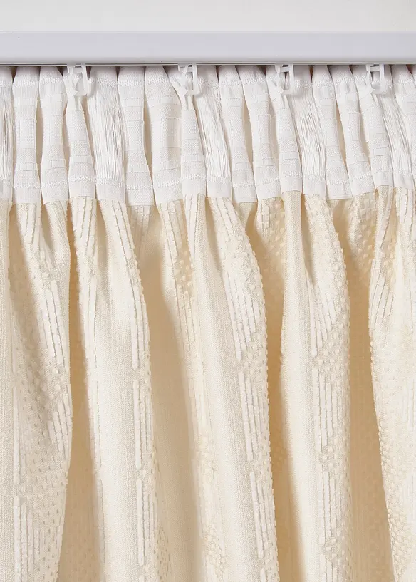 Rideau opaque en velours chenille doux (1 pce), bonprix