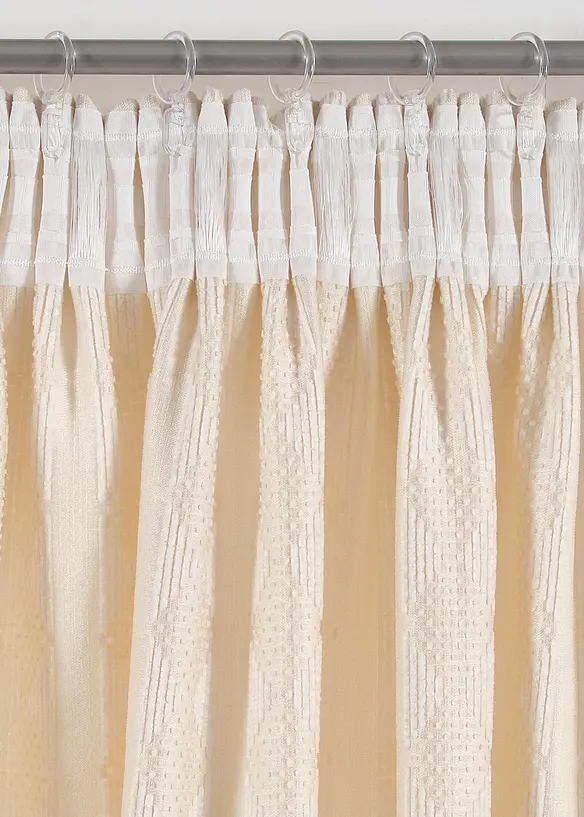 Rideau opaque en velours chenille doux (1 pce), bonprix