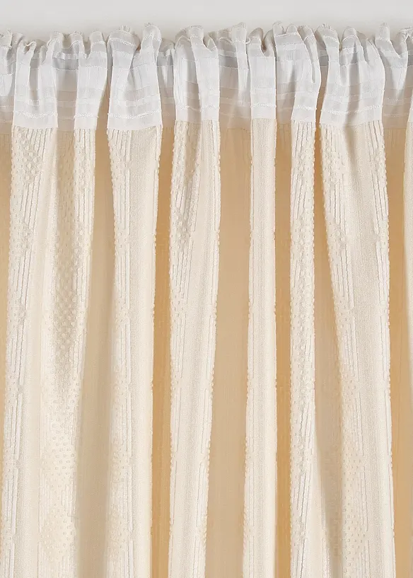 Rideau opaque en velours chenille doux (1 pce), bonprix