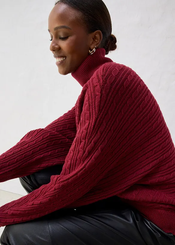 Pull en laine mérinos, bonprix