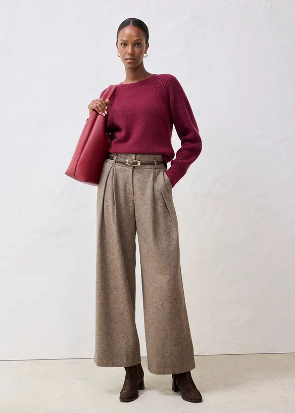 Pull en laine, bonprix