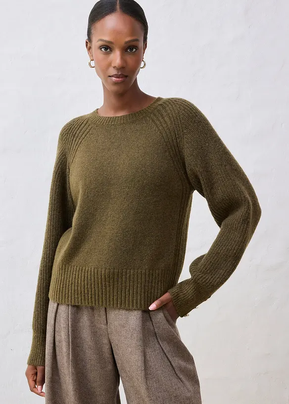 Pull en laine, bonprix