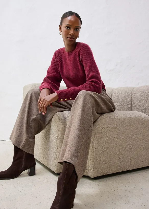 Pull en laine, bonprix