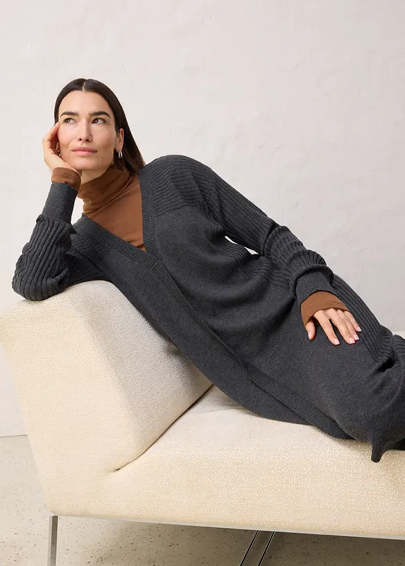 Robe pull en laine mérinos, bonprix