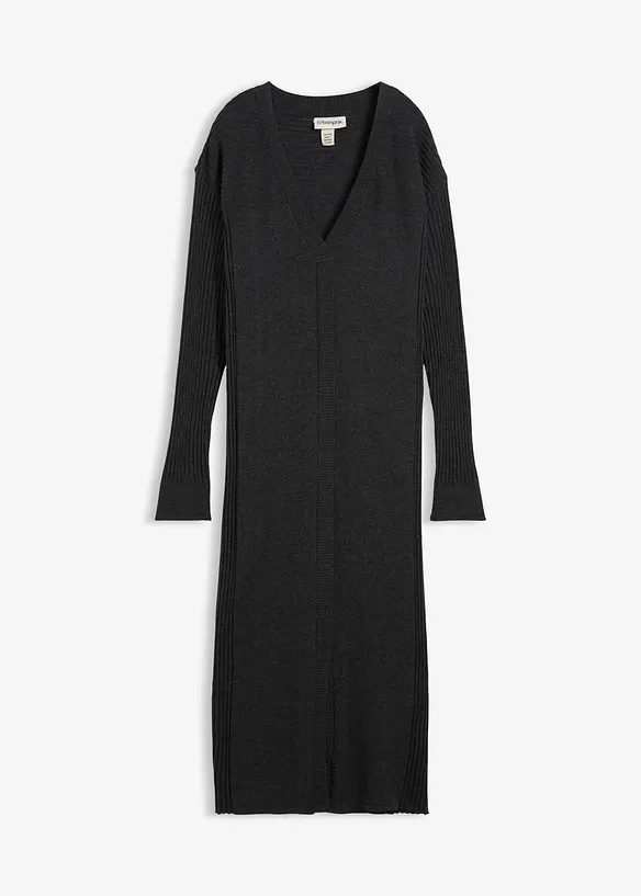 Robe pull en laine mérinos, bonprix