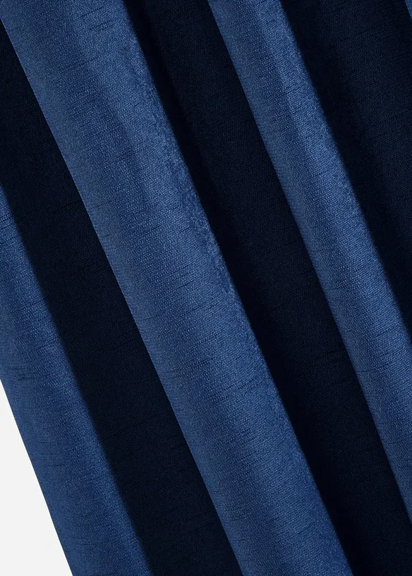 Rideaux occultants texturés (2 pces), bonprix