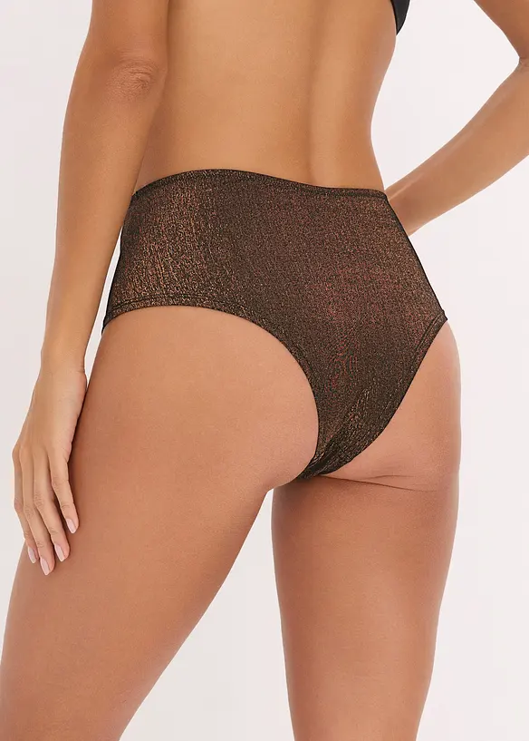 Slip Maxi brésilien en matière brillante, bonprix