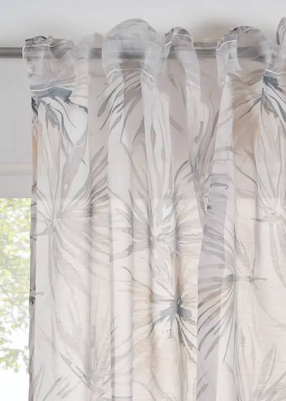 Voilage à imprimé (1 pce), bonprix