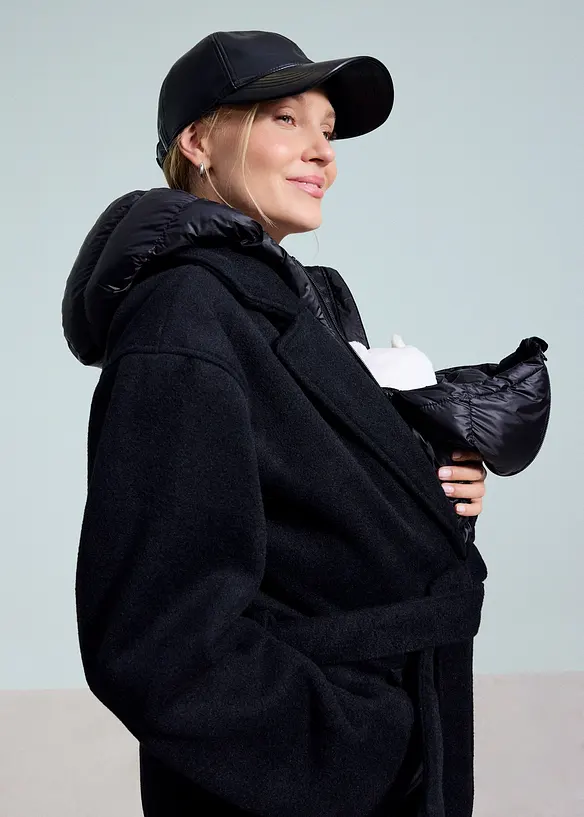 Manteau de grossesse 6-en-1 avec fonction portage et gilet sans manches détachable, bonprix