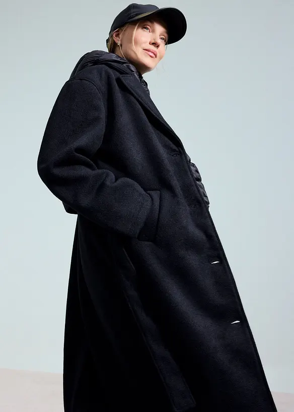 Manteau de grossesse 6-en-1 avec fonction portage et gilet sans manches détachable, bonprix