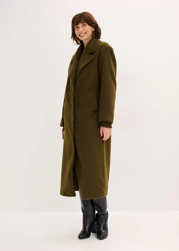 Manteau oversize à boutonnage simple, bonprix