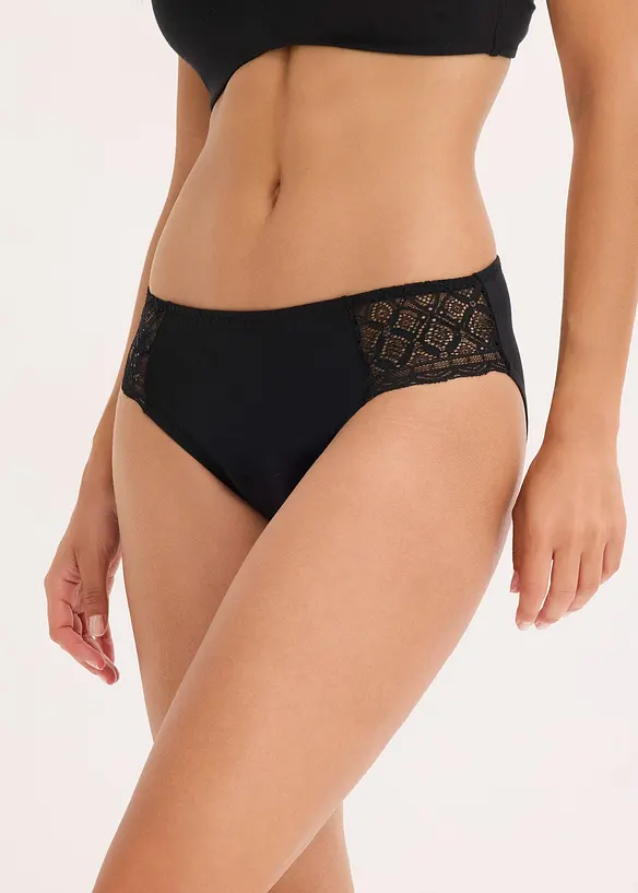 Lot de 2 culottes menstruelles Maxi, flux moyen, bonprix