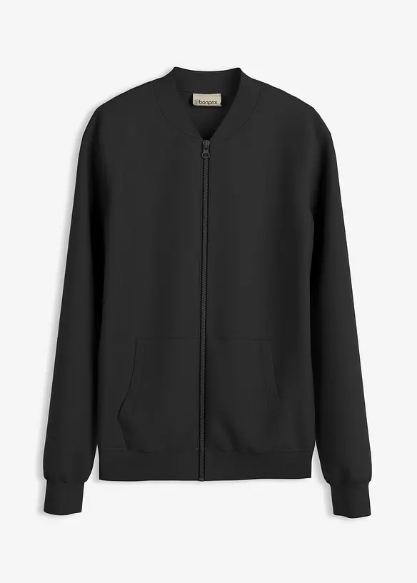 Sweat zippé en néoprène, bonprix