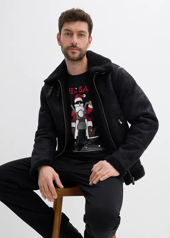 T-shirt de Noël 100% coton, bonprix