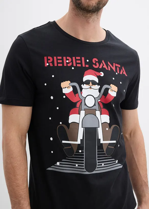 T-shirt de Noël 100% coton, bonprix