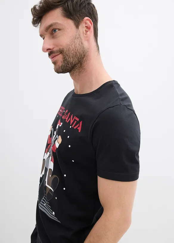 T-shirt de Noël 100% coton, bonprix
