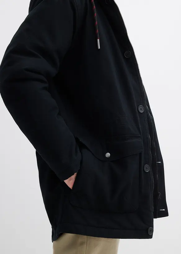 Parka d’hiver avec doublure peluche, bonprix