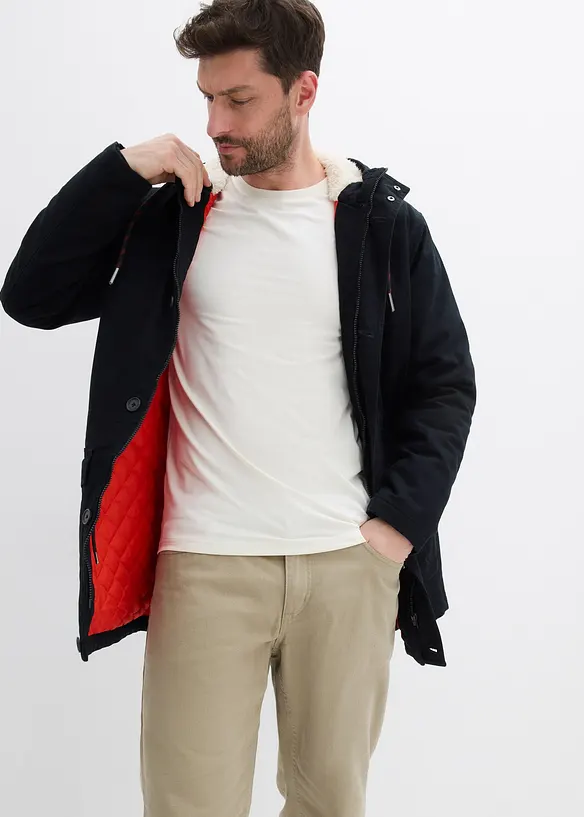 Parka d’hiver avec doublure peluche, bonprix