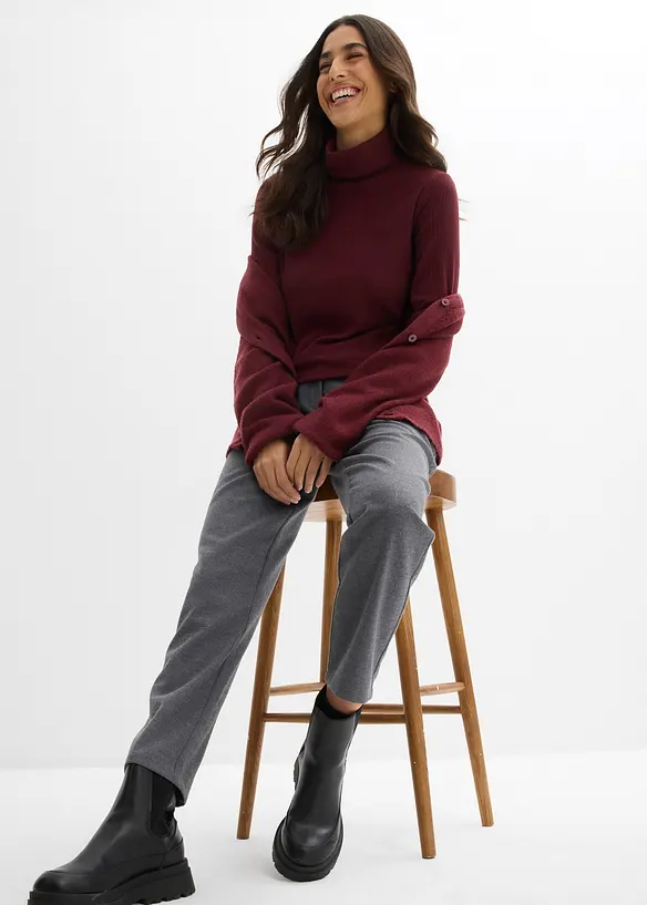 Pantalon Barrel doux, bonprix