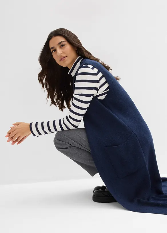 Gilet sans manches en maille, bonprix