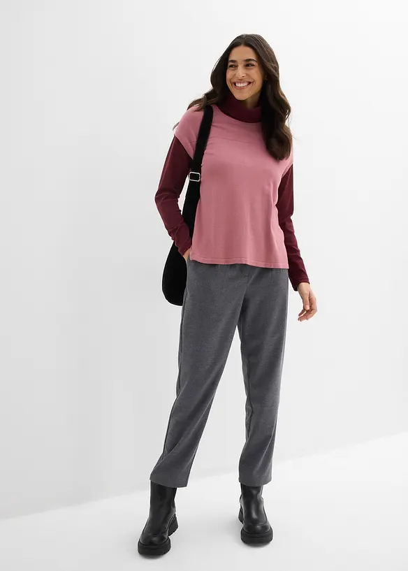 Pull doux sans manches en viscose mélangée, bonprix