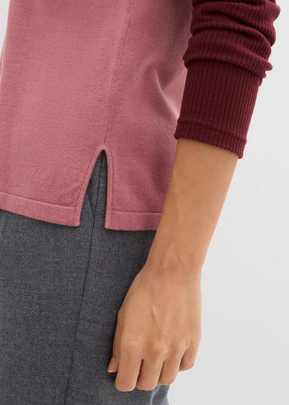 Pull doux sans manches en viscose mélangée, bonprix