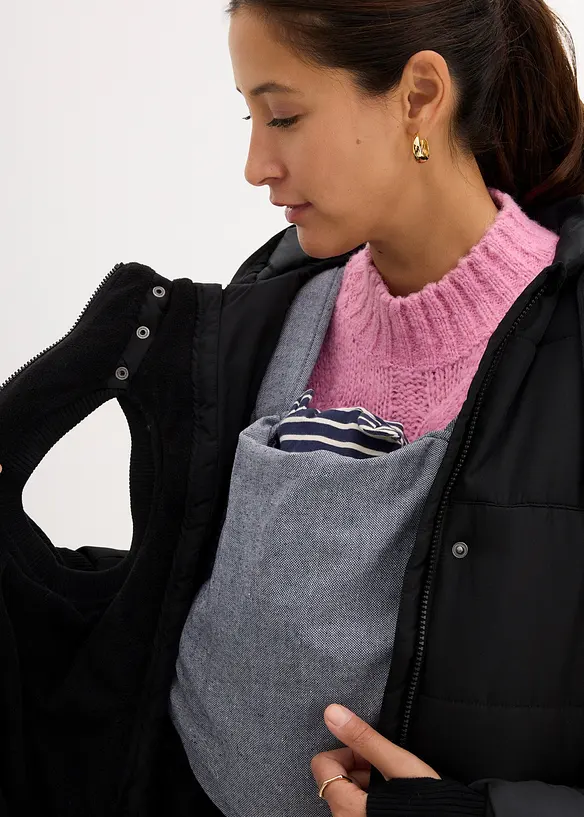 Manteau de grossesse 3-en-1 avec empiècement de portage, bonprix