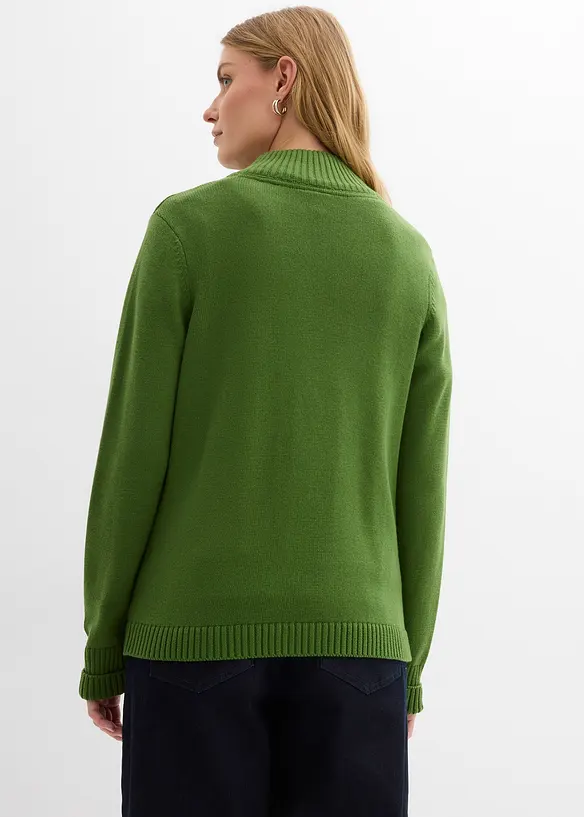 Gilet en maille 100% coton, bonprix