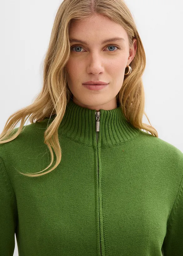 Gilet en maille 100% coton, bonprix